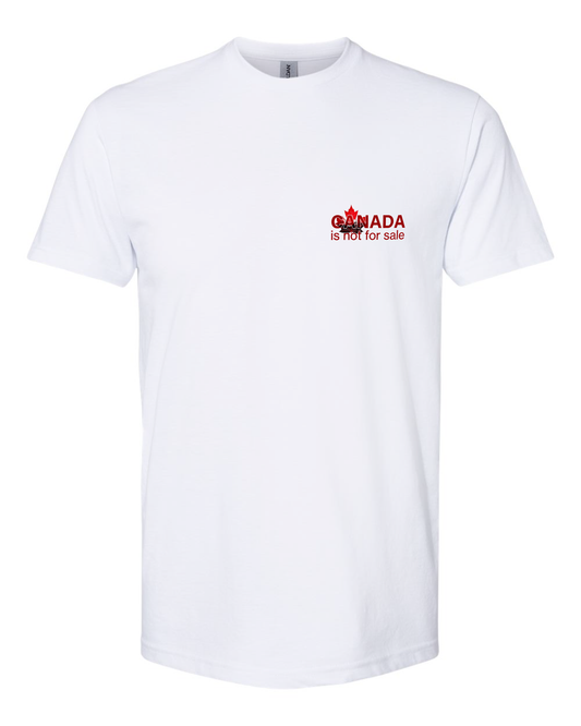 Canada Is Not For Sale Minimal Tee – Subtle Print, Everyday Pride