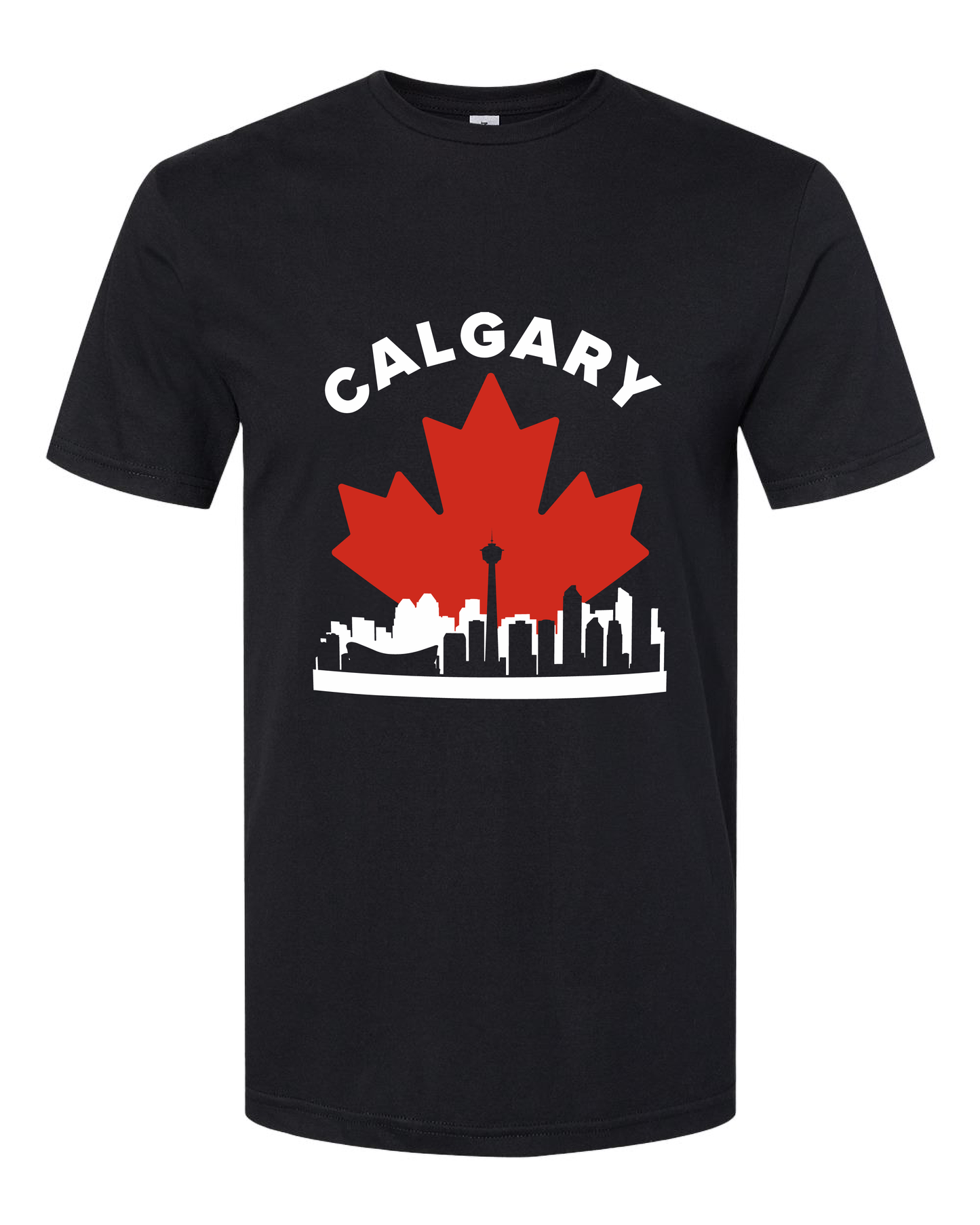 MapleLine Calgary Softstyle Tee – Everyday Comfort with City Pride