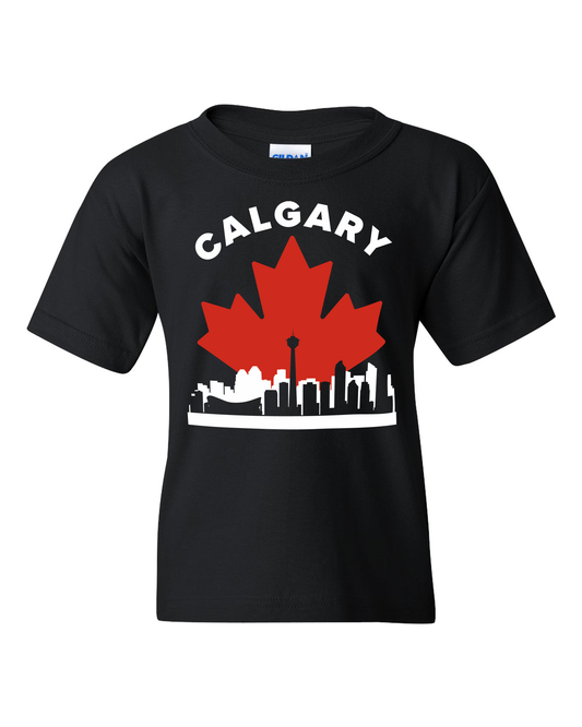 MapleLine Calgary Kids Heavy Cotton Tee – Strong Fabric, Strong Spirit