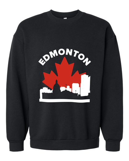 MapleLine Edmonton Premium Fleece Crewneck – Northern Warmth, Proudly Canadian