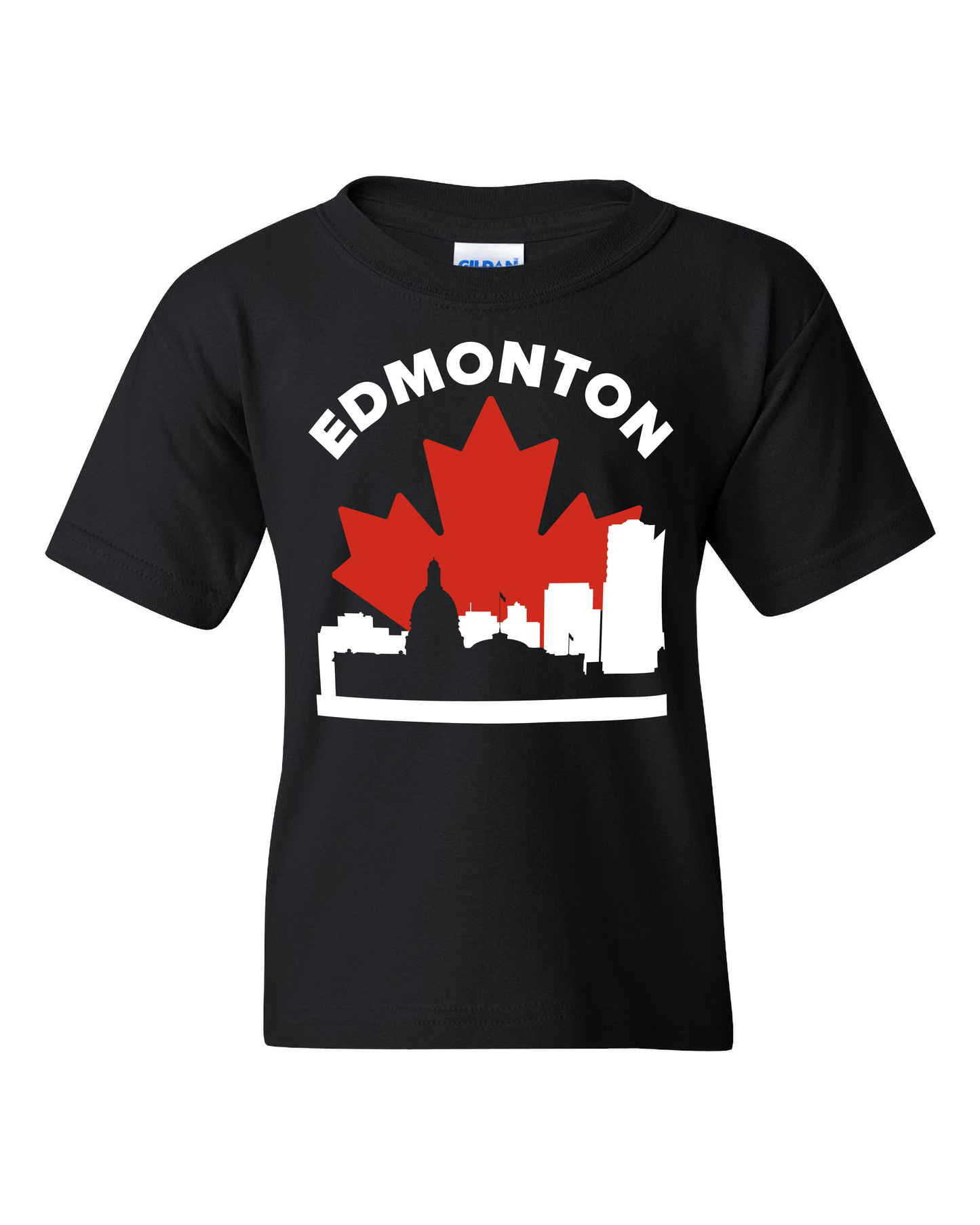 MapleLine Edmonton Kids Heavy Cotton Tee – Strong Fabric for Strong Little Canadians