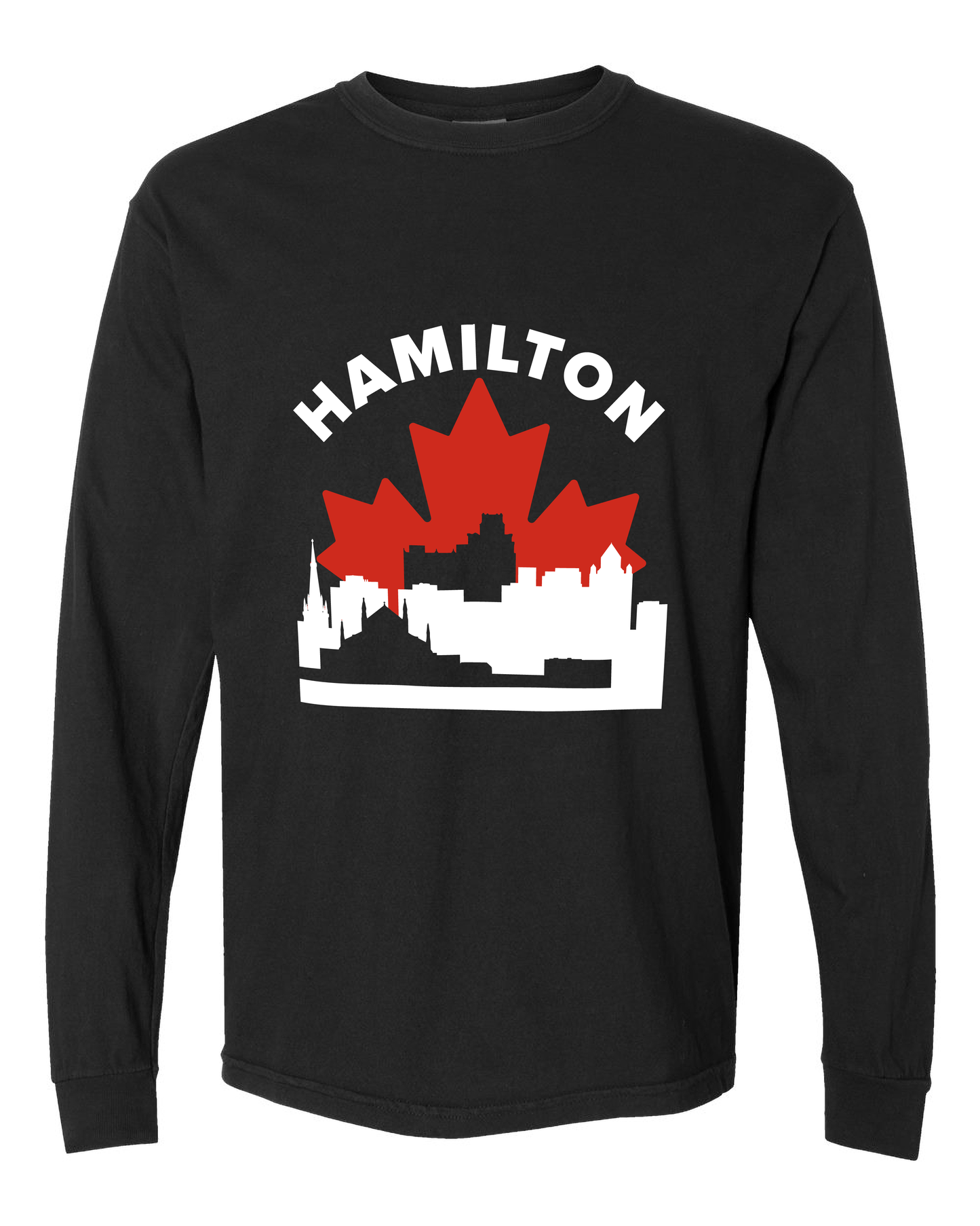 T-shirt à manches longues MapleLine Hamilton Heavyweight – Coupe décontractée, fierté industrielle