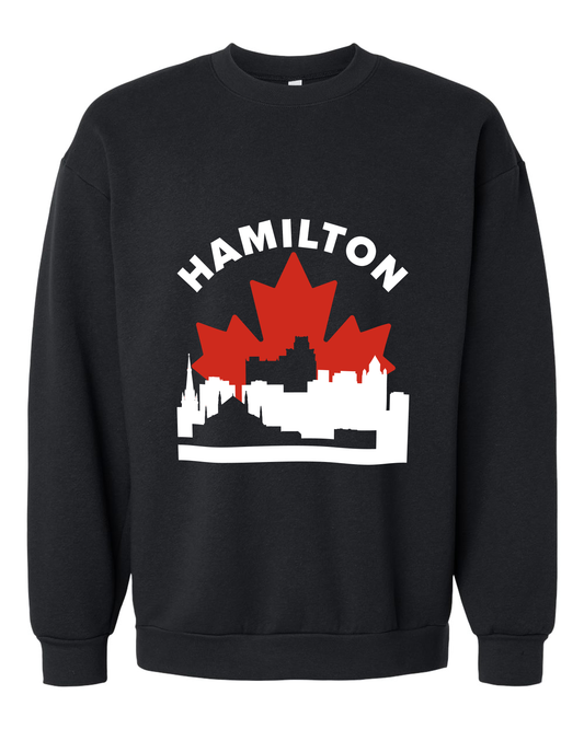 MapleLine Hamilton Premium Fleece Crewneck – Steel City Warmth with True Canadian Grit