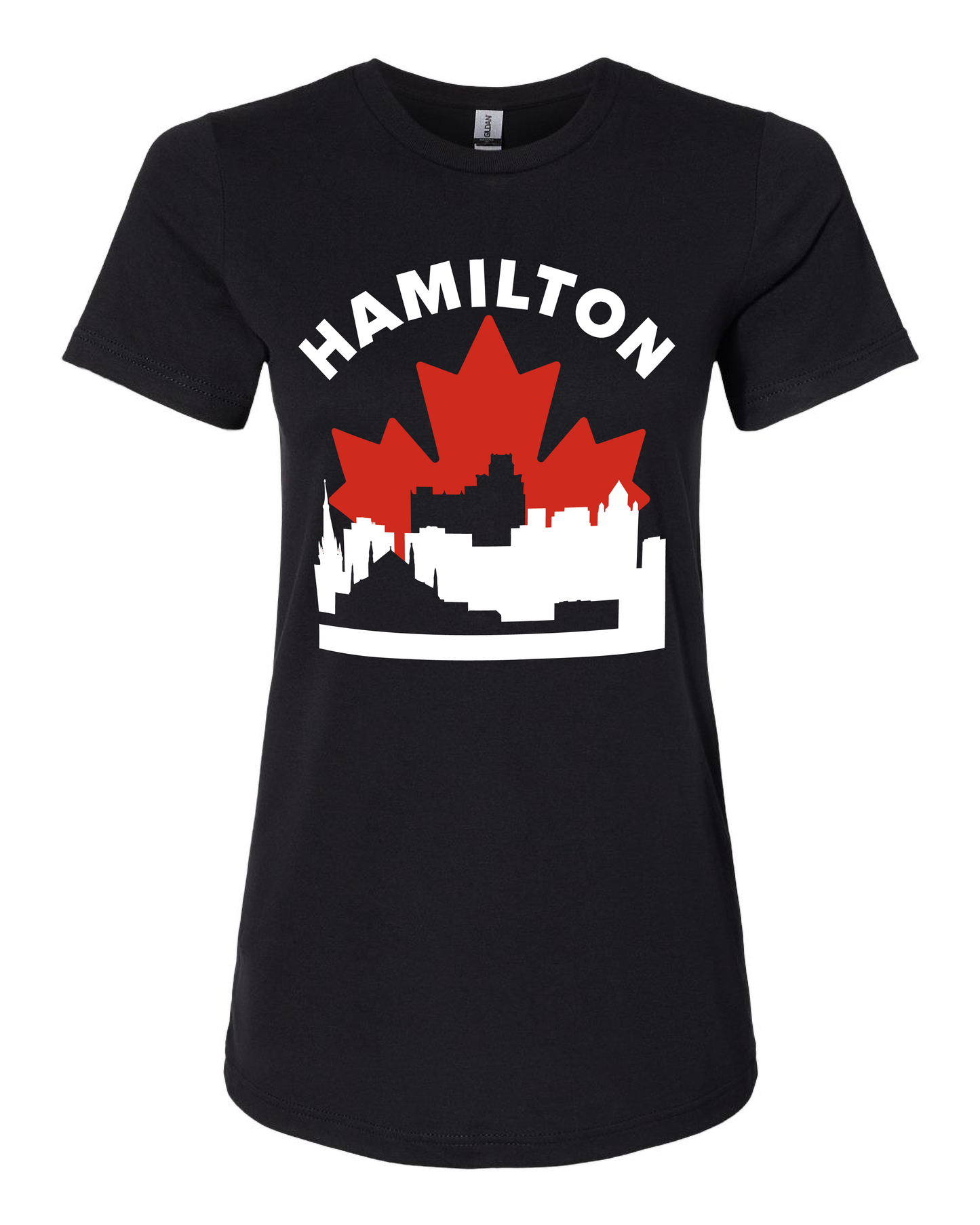 MapleLine Hamilton Women’s Premium Tee – Effortless Style with Steel‑City Strength