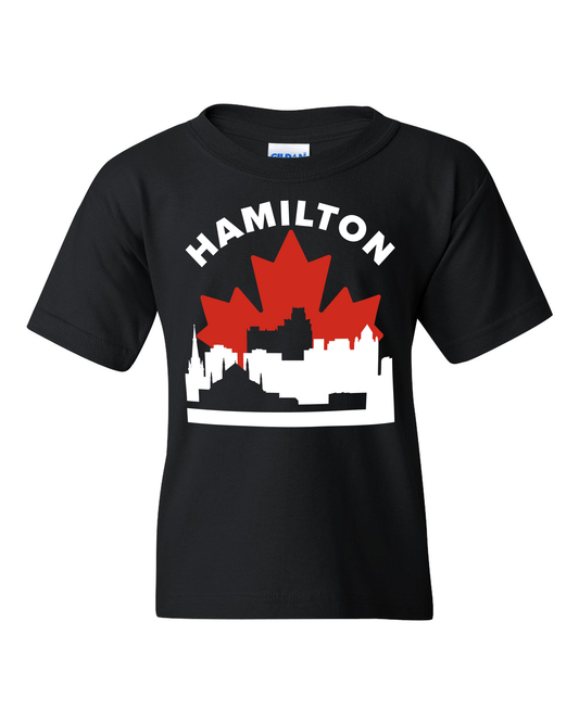 MapleLine Hamilton Kids Heavy Cotton Tee – Strong Fabric for Tough Little Canadians