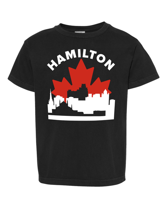 MapleLine Hamilton Kids Premium Tee – Soft, Strong & Proud of Their City