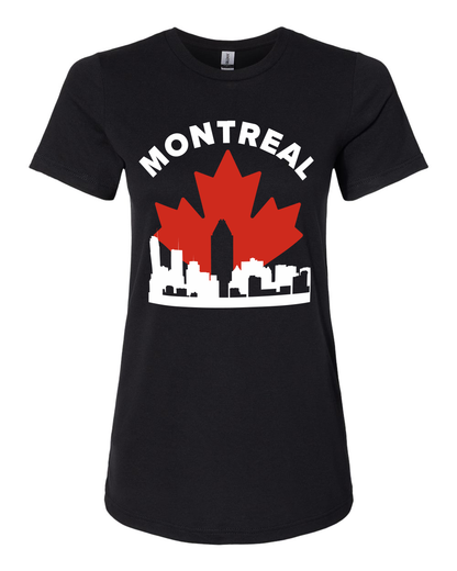 MapleLine Montreal Women’s Premium Tee – Effortless Style with a Creative Edge
