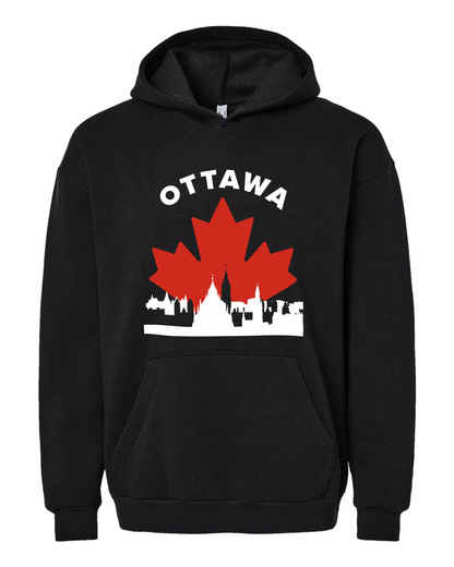 MapleLine Ottawa Premium Hoodie – Kuschelige Lagen für stolze Hauptstadt-Herzen