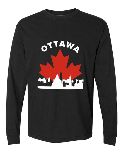 MapleLine Ottawa Heavyweight Longsleeve – Relaxed Comfort, Capital Heritage