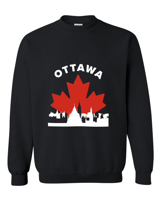 MapleLine Ottawa Classic Crewneck – Cozy Feel with Capital Energy