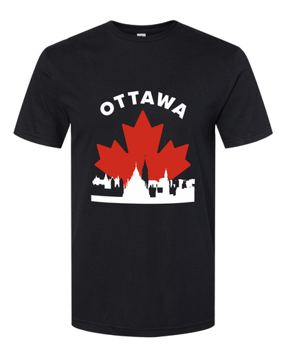 MapleLine Ottawa Softstyle Tee – Everyday Comfort, Canadian Spirit