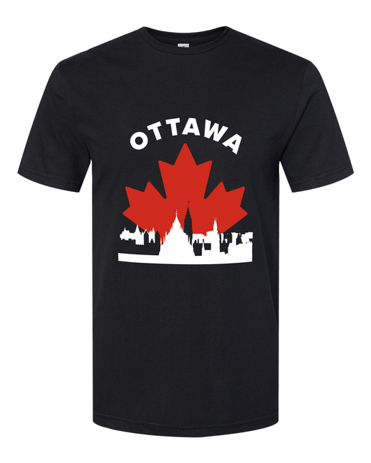 MapleLine Ottawa Softstyle Tee – Everyday Comfort, Canadian Spirit