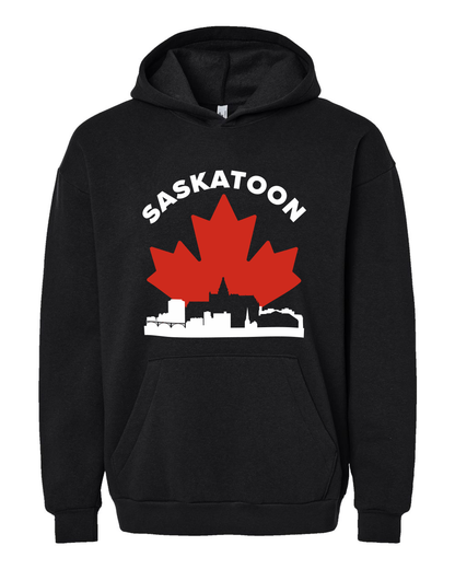 MapleLine Saskatoon Premium Hoodie – Cozy Layers for Calm Prairie Days