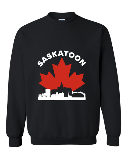 MapleLine Saskatoon Classic Crewneck – Cozy Feel with Prairie Energy
