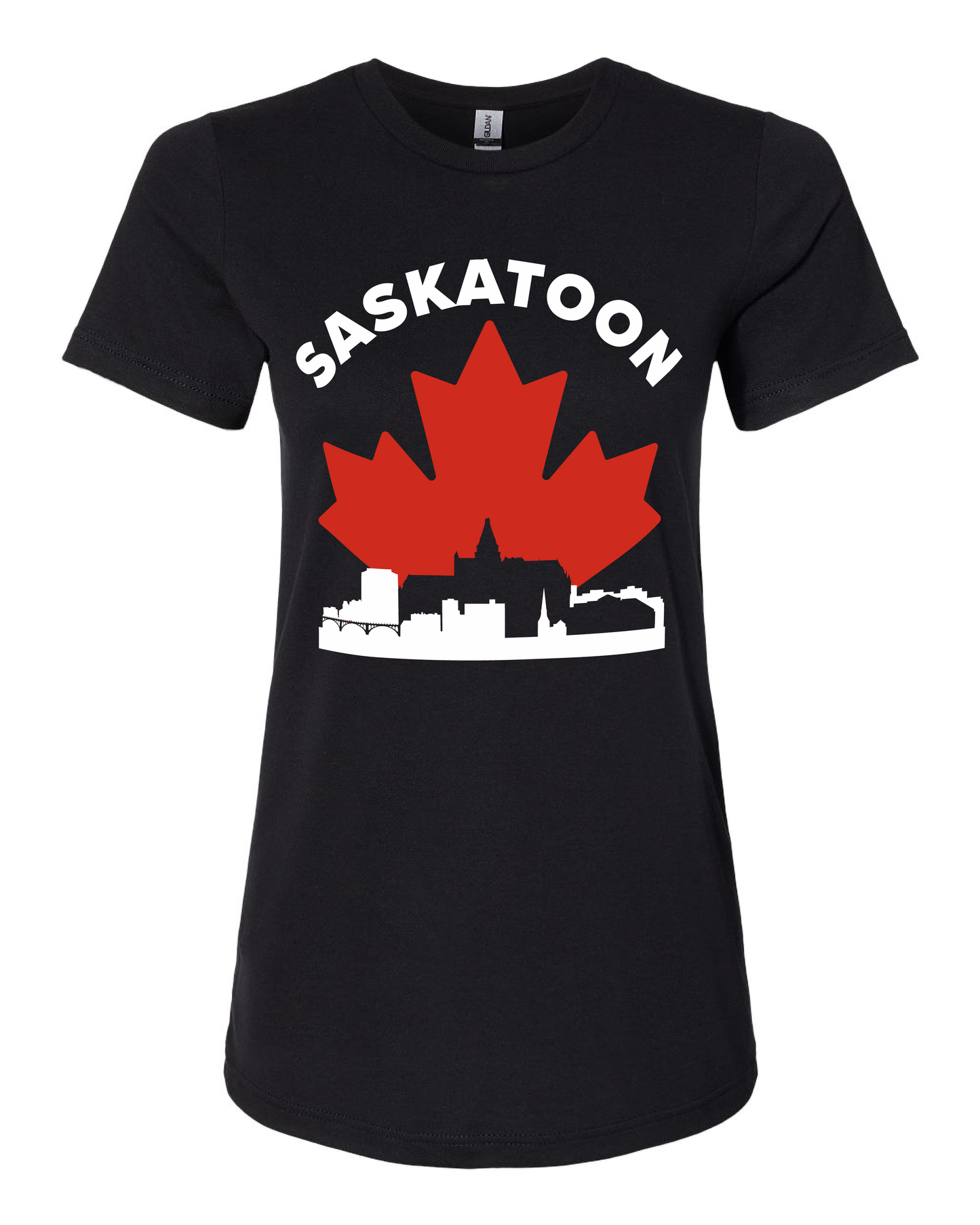 MapleLine Saskatoon Women’s Tee – Effortless Style with Prairie Charm