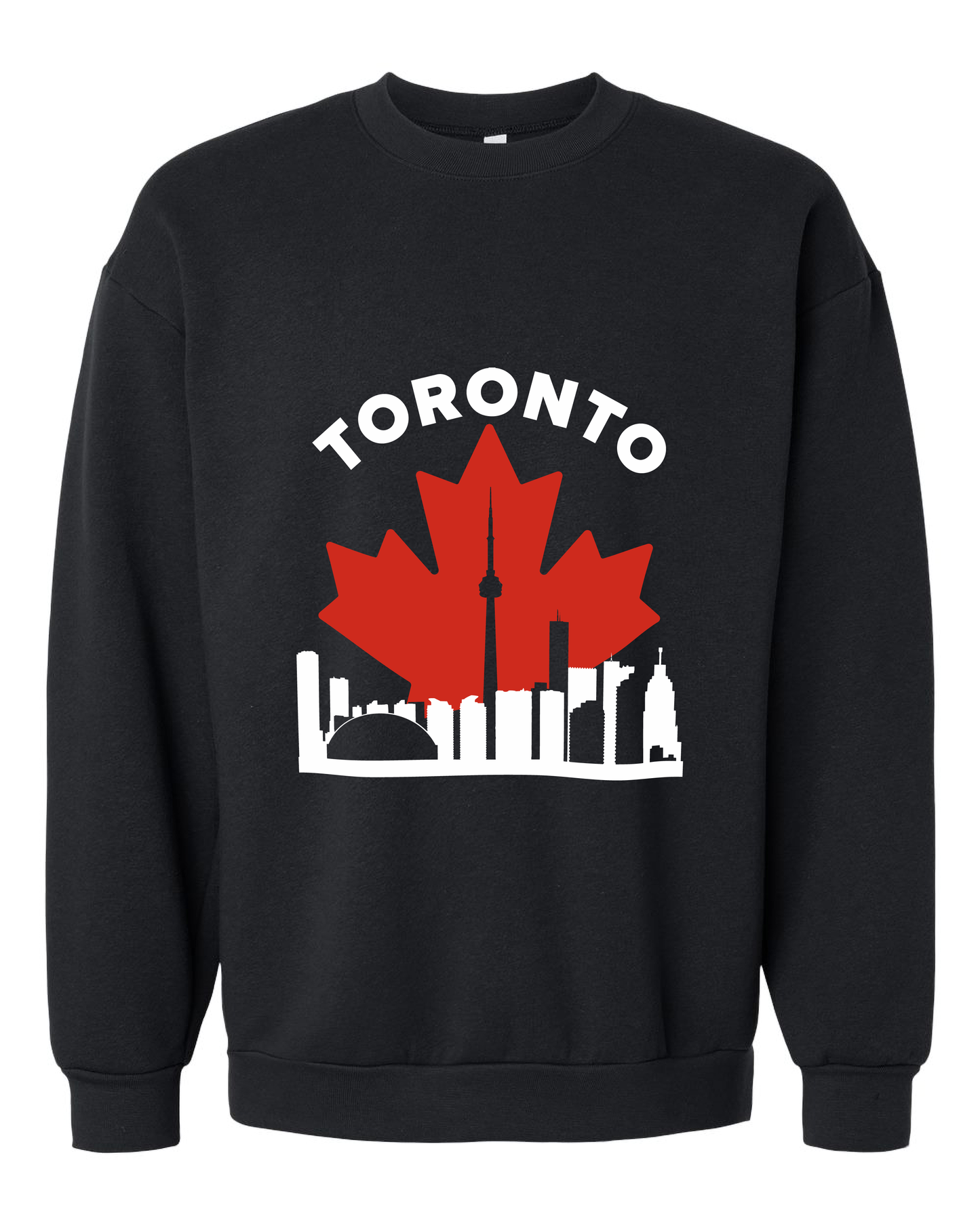 MapleLine Toronto Premium Fleece Crewneck – Urban Warmth with Skyline Confidence