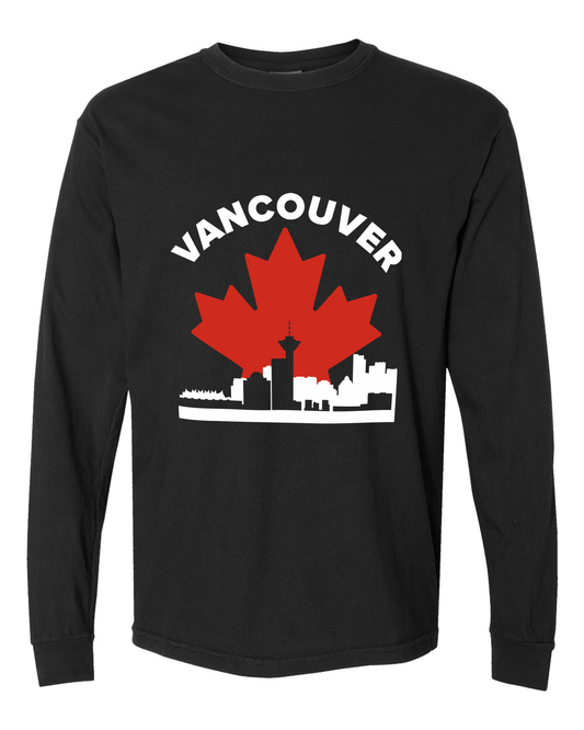 MapleLine Vancouver Heavyweight Longsleeve – Relaxed Comfort, Ocean‑Side Energy