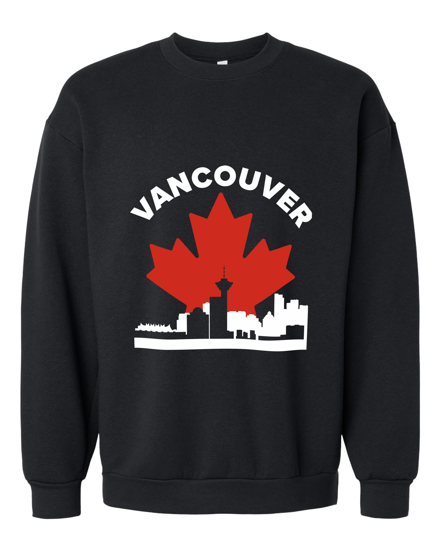 MapleLine Vancouver Premium Fleece-Pullover – Küstenwärme mit Bergstadtflair