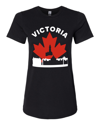 MapleLine Victoria Premium-T-Shirt für Damen – Müheloser Stil mit maritimer Eleganz