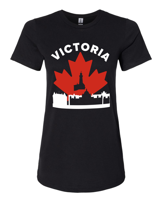 MapleLine Victoria Women’s Premium Tee – Effortless Style with Coastal Grace