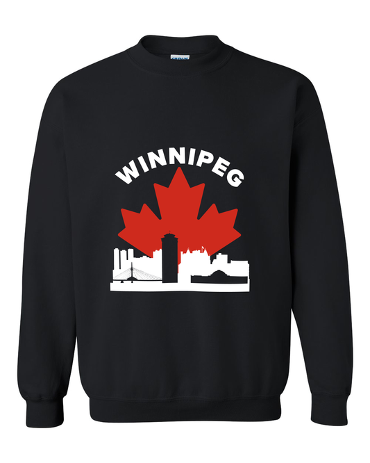 MapleLine Winnipeg Classic Crewneck – Cozy Feel with Prairie Strength