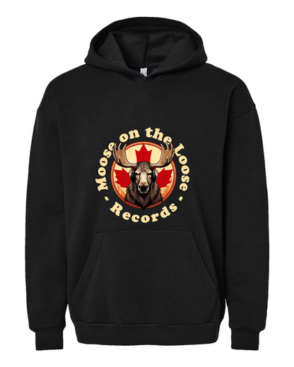 Moose on the Loose Records Premium Hoodie – Cozy Layers, Proud Prairie Rhythm