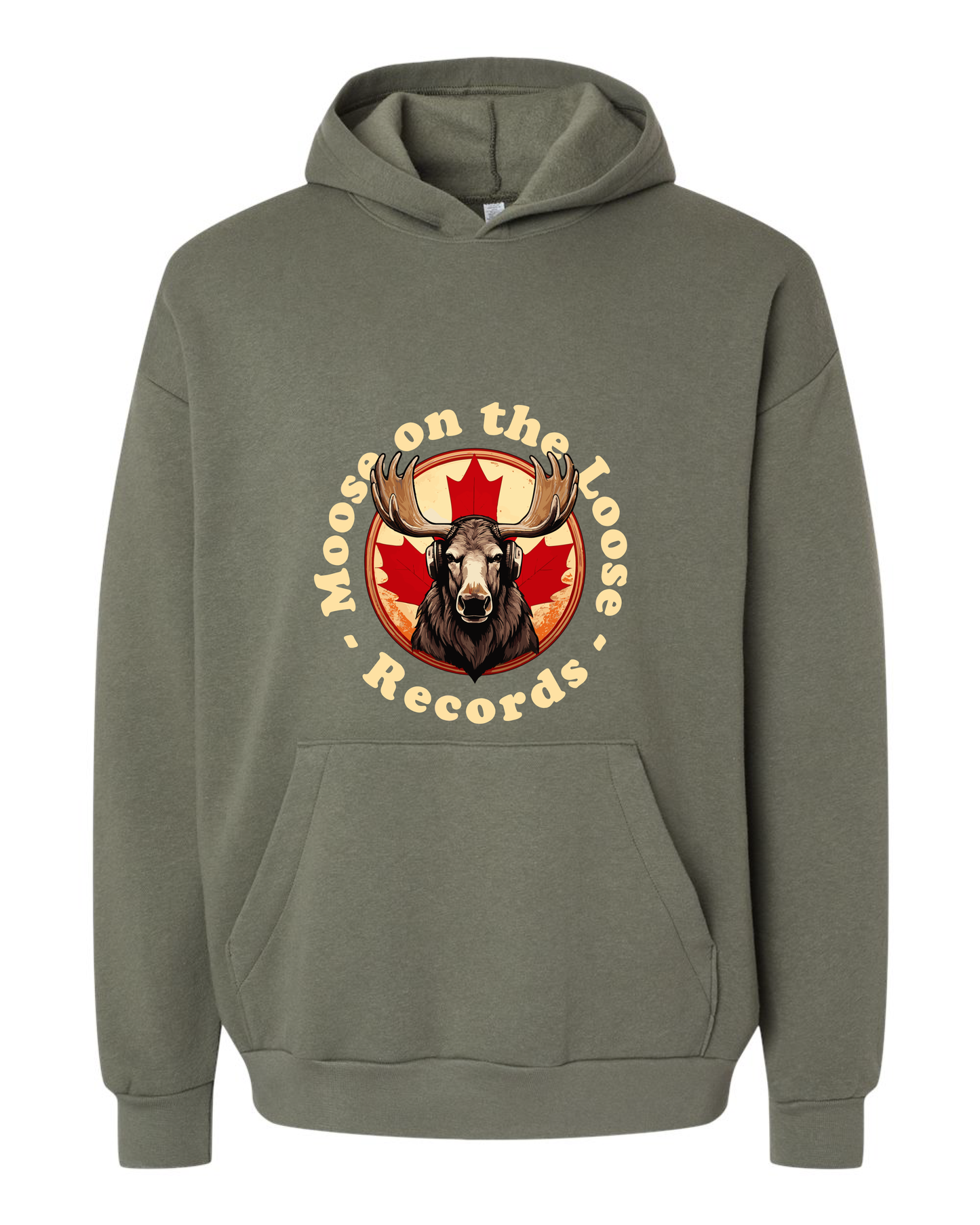 Moose on the Loose Records Premium Hoodie – Cozy Layers, Proud Prairie Rhythm