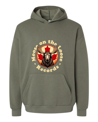 Moose on the Loose Records Premium Hoodie – Cozy Layers, Proud Prairie Rhythm
