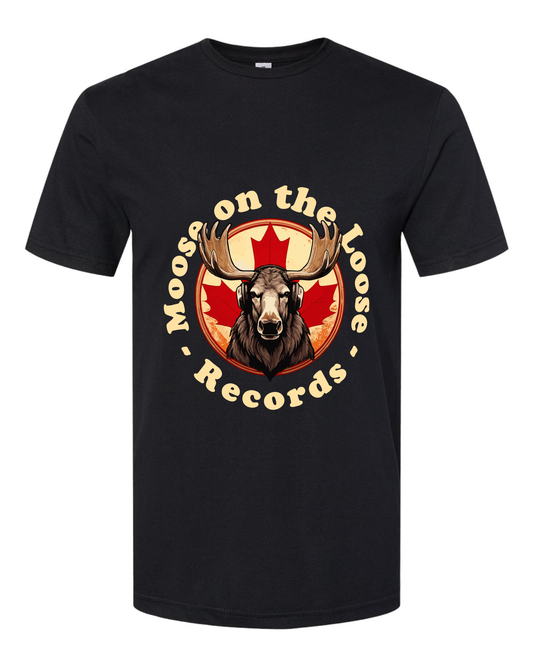 Moose on the Loose Records Tee – Everyday Comfort, Wild Canadian Rhythm