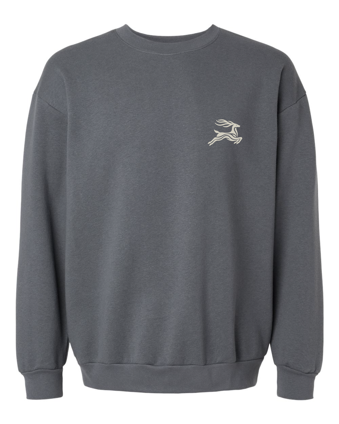 Soft Steps – Nordic Deer Premium Crewneck with calm warmth