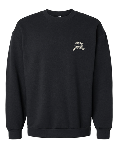 Soft Steps – Nordic Deer Premium Crewneck with calm warmth