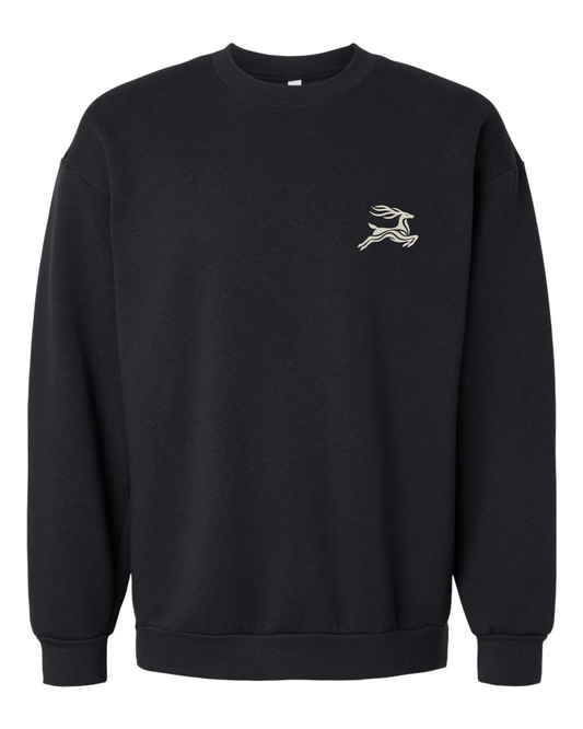 Soft Steps – Nordic Deer Premium Crewneck with calm warmth
