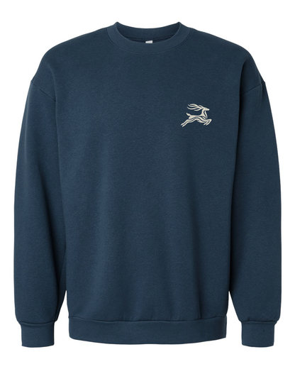 Soft Steps – Nordic Deer Premium Crewneck with calm warmth