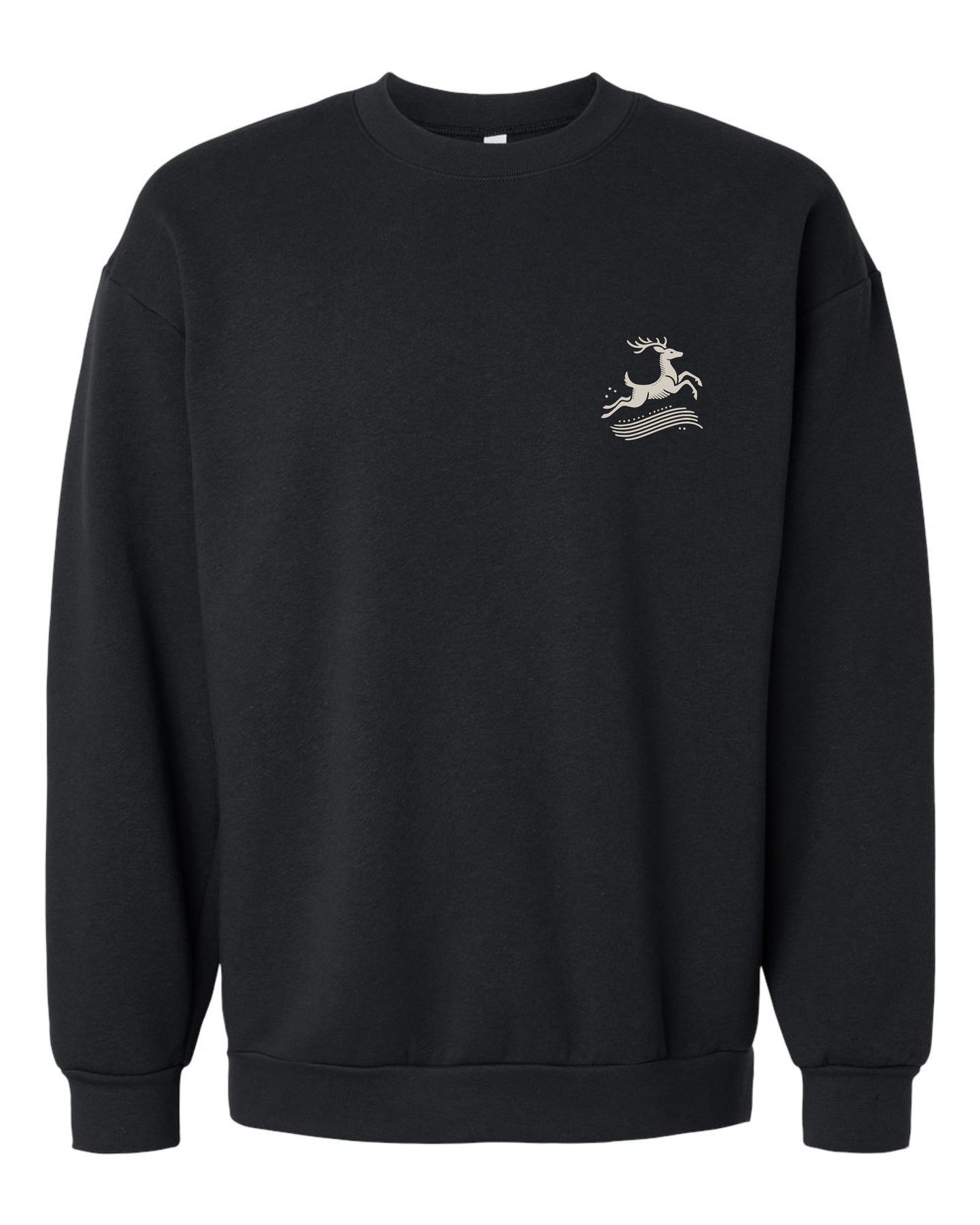 Soft Steps – Nordic Deer Premium Crewneck with calm warmth
