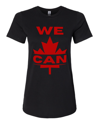 WE CAN Women’s Statement Tee – Bold Front, Empowered Identity
