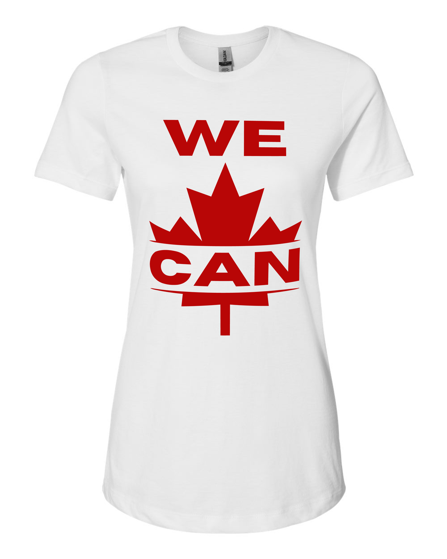 WE CAN Women’s Statement Tee – Bold Front, Empowered Identity