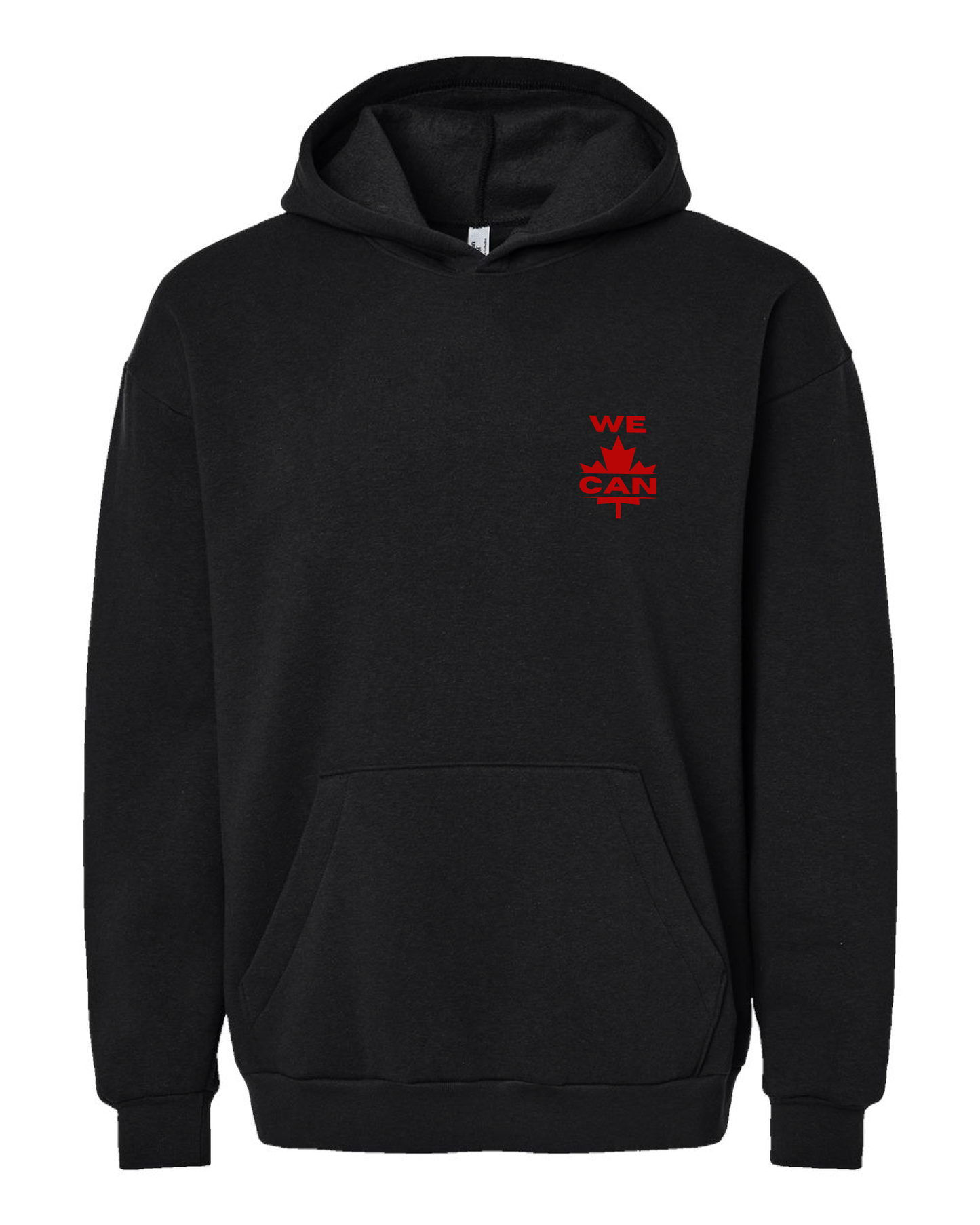 WE CAN Minimal Hoodie – Small Print, Big Meaning