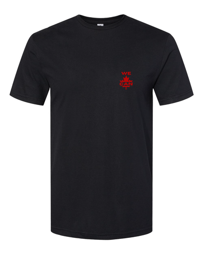 T-shirt minimaliste WE CAN – Imprimé discret, fierté au quotidien