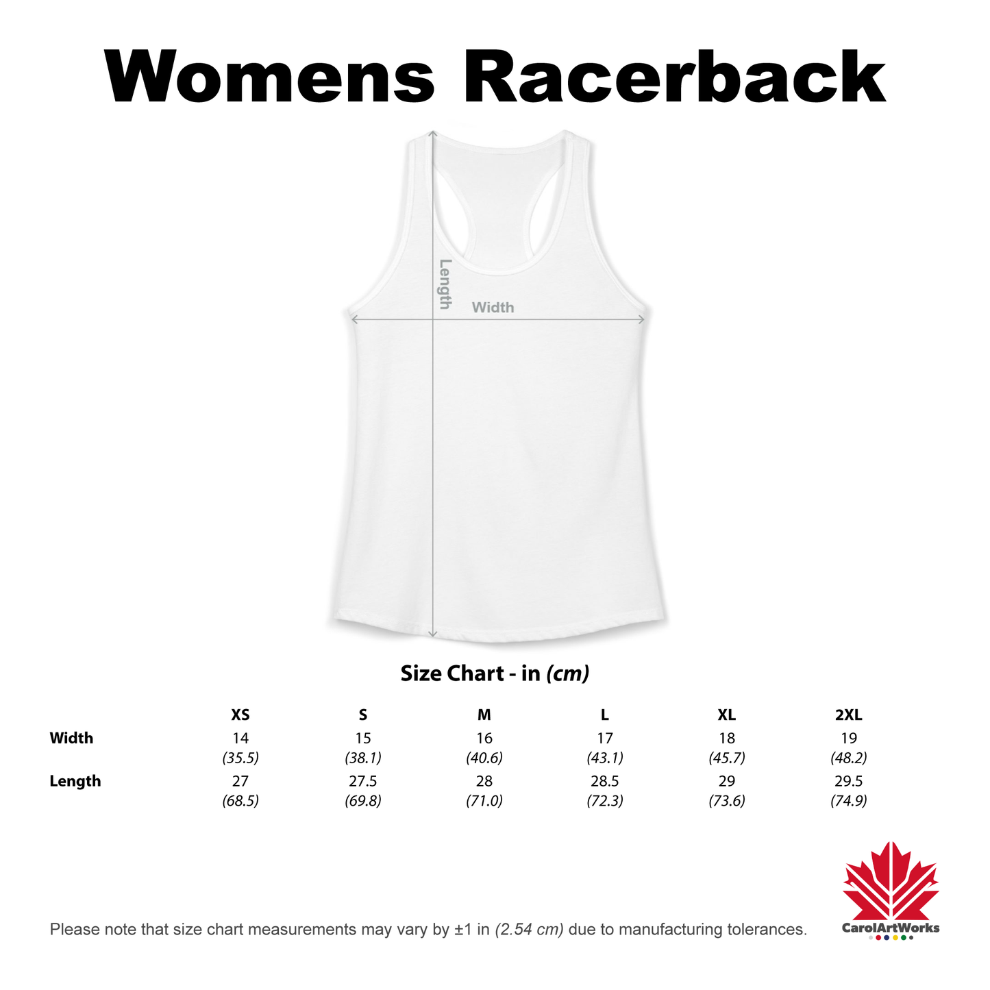 “Red White & Maple” Women’s Racerback Tank - Patriotic Canada Summer Style