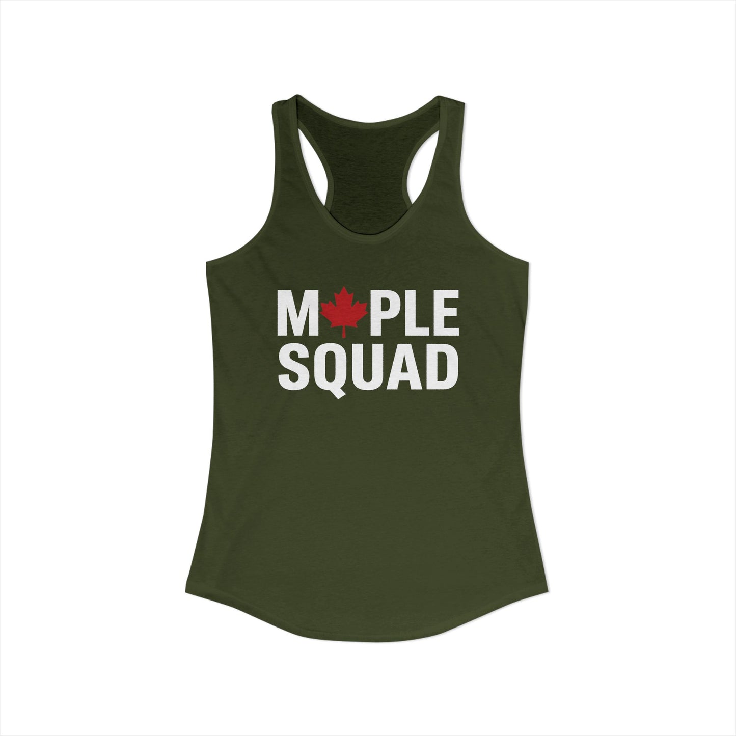 “Maple Squad” Women’s Racerback Tank - Matching Canada Group Style