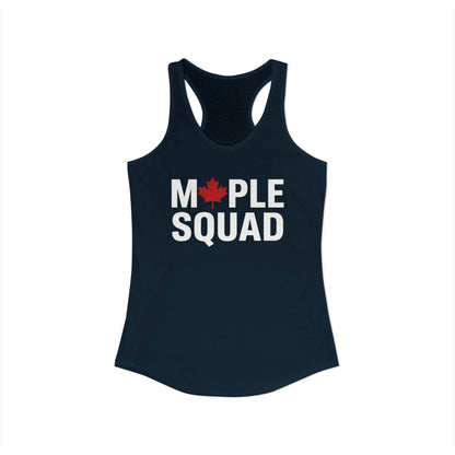 “Maple Squad” Women’s Racerback Tank - Matching Canada Group Style