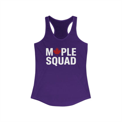 “Maple Squad” Women’s Racerback Tank - Matching Canada Group Style
