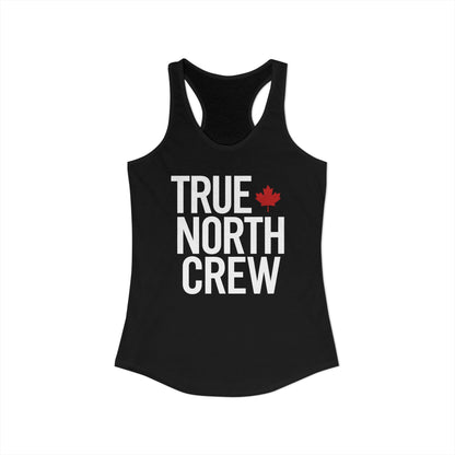“True North Crew” Women’s Racerback Tank - Clean Canadian Lifestyle Look
