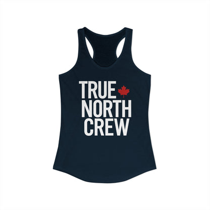 “True North Crew” Women’s Racerback Tank - Clean Canadian Lifestyle Look