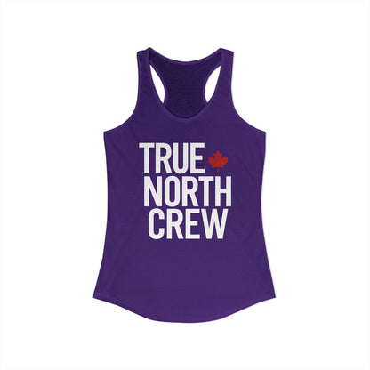 “True North Crew” Women’s Racerback Tank - Clean Canadian Lifestyle Look
