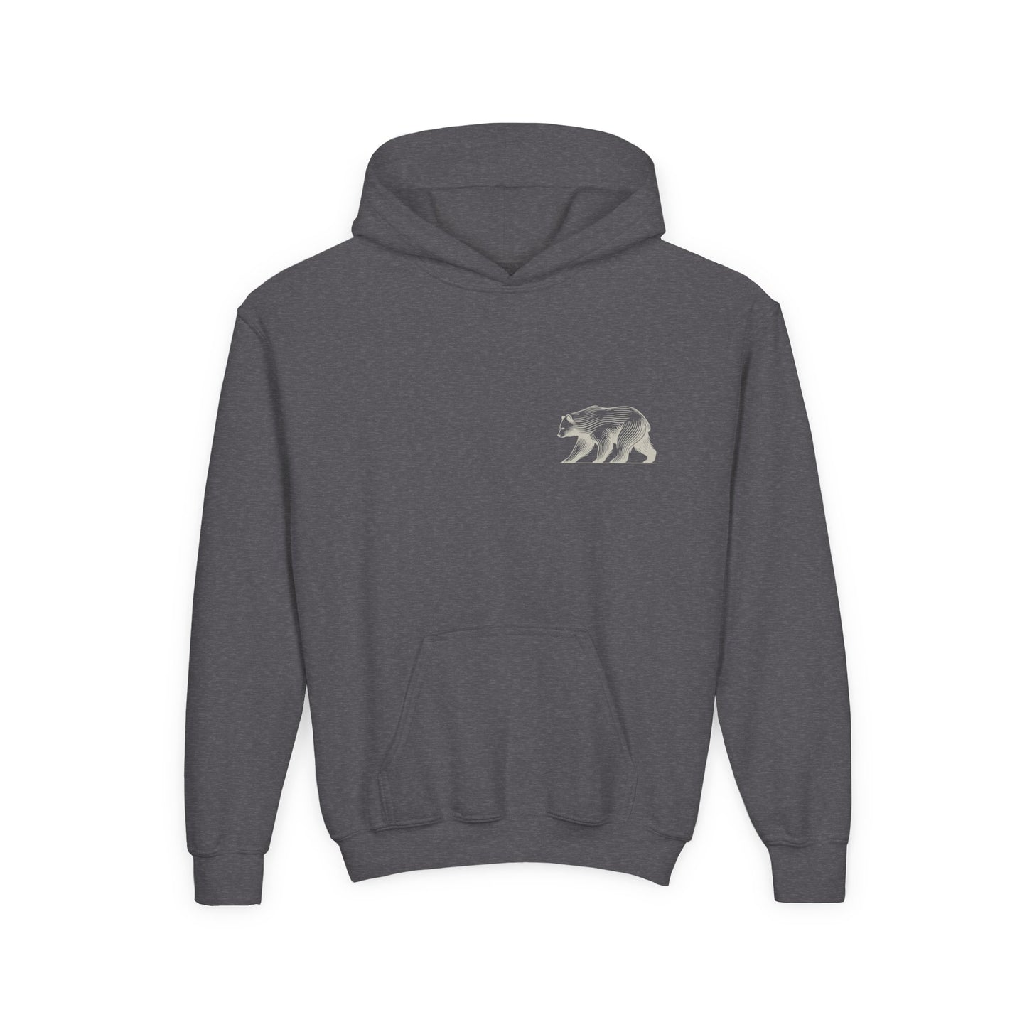 Strong and Cozy – Nordic Bear Youth Hoodie