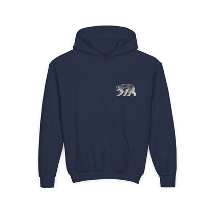 Strong and Cozy – Nordic Bear Youth Hoodie