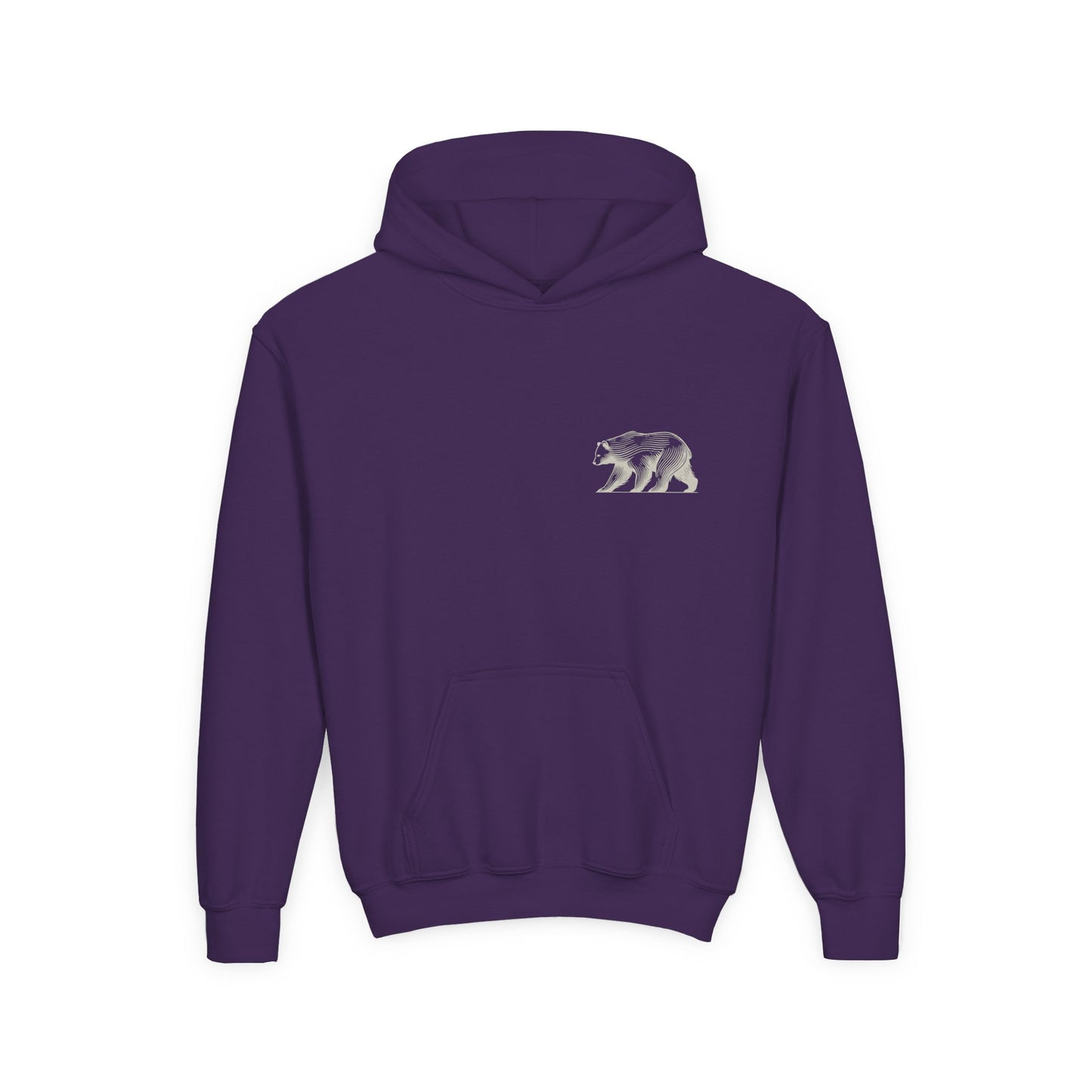 Strong and Cozy – Nordic Bear Youth Hoodie