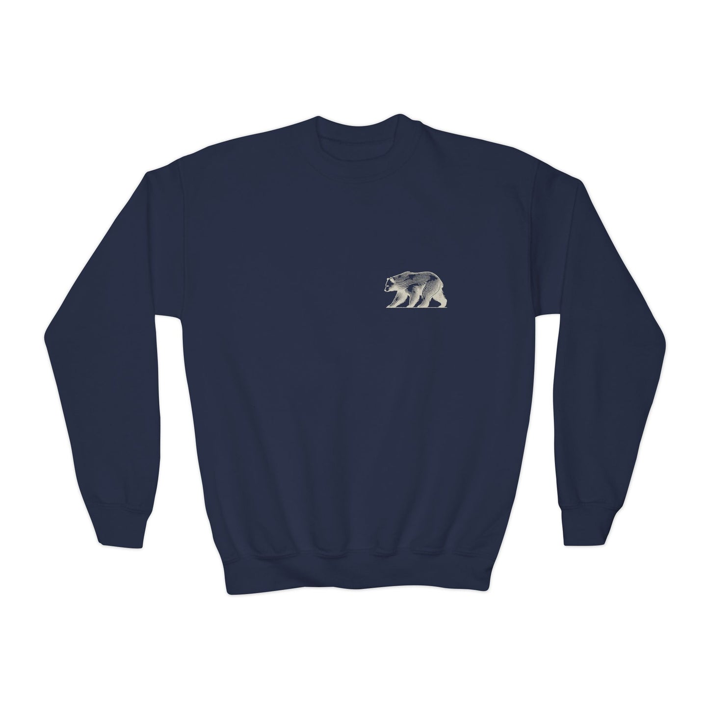 Durable Comfort – Nordic Bear Youth Sweatshirt