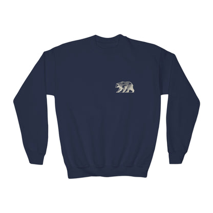 Durable Comfort – Nordic Bear Youth Sweatshirt